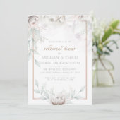 美しい水の色アラバスター牡丹 招待状 (スタンド正面)
