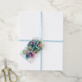 美しい水の色クリスチャンクロス復活祭 ギフトタグ (より糸付き)