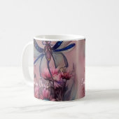 美しい水の色トンボ、コーヒーマグ コーヒーマグカップ (正面左)