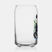 美しい水の色パンダのクマ ガラス缶 (右)