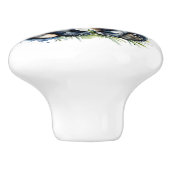 美しい水の色パンダのクマ セラミックノブ (側面)