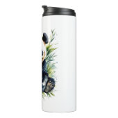 美しい水の色パンダのクマ タンブラー (回転右)