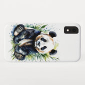 美しい水の色パンダのクマ Case-Mate iPhoneケース (裏面(横))