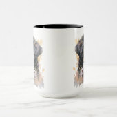 美しい水の色ベルネーゼ山犬 マグカップ (中央)