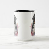 美しい水の色ベルネーゼ山犬 マグカップ (中央)