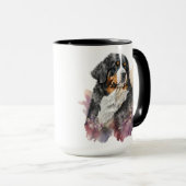 美しい水の色ベルネーゼ山犬 マグカップ (正面右)