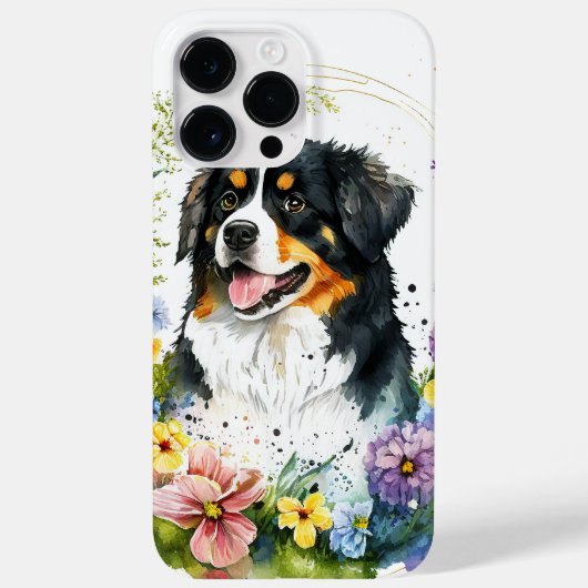 美しい水の色ベルネーゼ山犬 Case-Mate iPhoneケース (裏面)