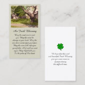 美しい水の色絵を描の同情カード 名刺 (正面/裏面)