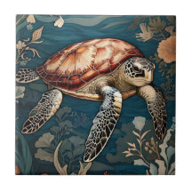 美しい水中ウミガメ