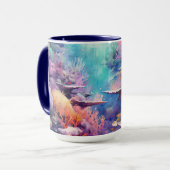 美しい水中シービュー マグカップ (正面左)
