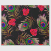 美しい水彩でシームレスな装飾 ラッピングペーパー (フラット)