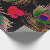 美しい水彩でシームレスな装飾 ラッピングペーパー (角)