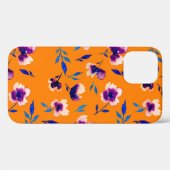 美しい水彩の牡丹ポピースミレットの花と Case-Mate iPhoneケース (裏面 (横))