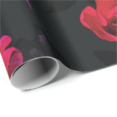 美しい水彩チューリップの花の継ぎ目のないパター ラッピングペーパー (ロールコーナー)