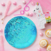 美しい水彩トロピカルオーシャンテーマデザイン ペーパープレート (パーティー)