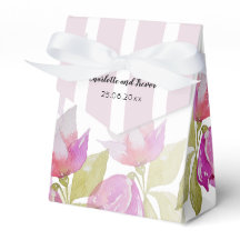 美しい水彩ピンクの花の手絵を描形