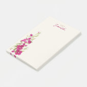 美しい水彩フローラカスタムデザイン ポストイット (アングル)