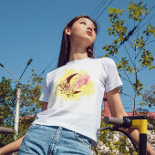 美しい水彩フローラクレセントラマダン Tシャツ