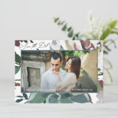 美しい水彩フローラ写真 セーブザデート (スタンド正面)