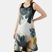 美しい水彩フローラ エプロン (インサイチュ)