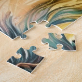 美しい水彩フローラ ジグソーパズル (側面)