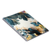 美しい水彩フローラ ノートブック (右側)