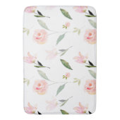 美しい水彩フローラ バスマット (正面縦)