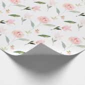 美しい水彩フローラ ラッピングペーパー (角)