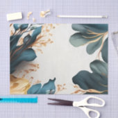 美しい水彩フローラ 薄葉紙 (クラフト)