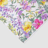 美しい水彩ワイルドフラワー自然 薄葉紙 (詳細)