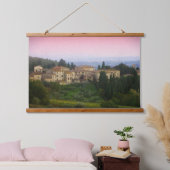 美しい水彩効果トスカーニイタリア 吊り下げ型タペストリー (寝室)