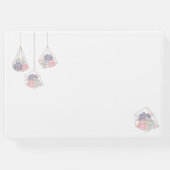 美しい水彩多肉類結婚の ゲストブック (裏面)