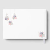 美しい水彩多肉類結婚の ゲストブック (裏面)