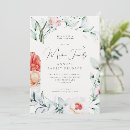 美しい水彩家族の懇親会写真 (スタンド正面)