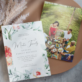 美しい水彩家族の懇親会写真