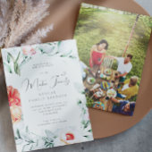 美しい水彩家族の懇親会写真