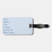 美しい水彩海生活 ラゲッジタグ (裏面横)