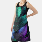 美しい水彩熱帯地方の葉 エプロン (インサイチュ)