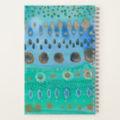 美しい水彩画の抽象芸術 ノートブック (裏面)