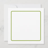 美しい水彩画の春の花 ノートカード (裏面)