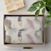 美しい水彩画はパターンに羽をつけます 薄葉紙 (ギフト)