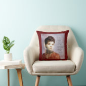 美しい水彩画 Ida B Wells & 引用 クッション (椅子)