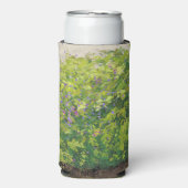 美しい水彩花の茂み グラフィックアート絵画 スリム缶クーラー (Seltzer正面)