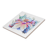 美しい水彩花セラミックタイル タイル (側面)