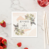 美しい水彩花束 スタンダードカクテルナプキン (インサイチュ)