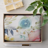 美しい水彩花装飾用クッション 薄葉紙 (ギフト)