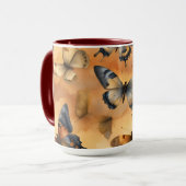 美しい水彩蝶 マグカップ (正面左)