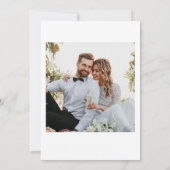 美しい水彩野草植物写真 招待状 (裏面)