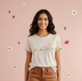 美しい水彩野草植物園 トライブレンドＴシャツ