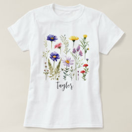 美しい水彩野草植物園 Tシャツ